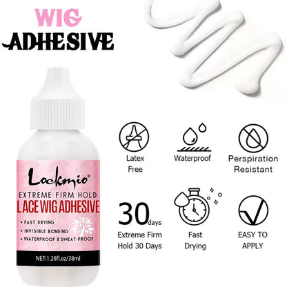 Lockmio Waterproof Lace Wig Glue & Remover Styling Kit