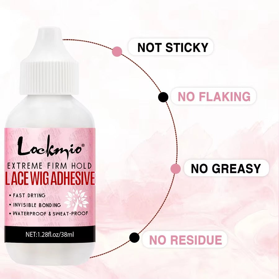 Lockmio Waterproof Lace Wig Glue & Remover Styling Kit