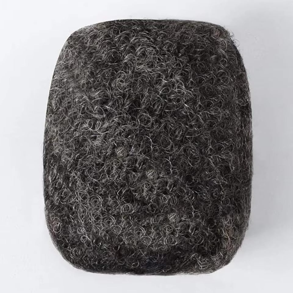 Salt and Pepper Afro Kinky Bulk Hair for Dreadlocks | Remy