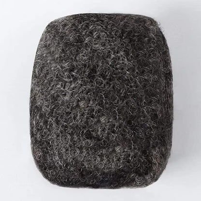 Salt and Pepper Afro Kinky Bulk Hair for Dreadlocks | Remy