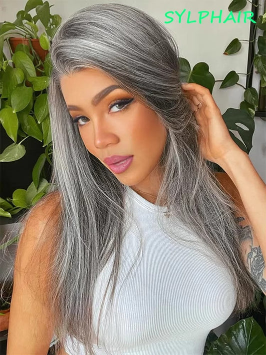13x4 Transparent Lace Frontal: Provides an expansive, ear-to-ear parting space so you can style deep middle or side parts seamlessly.