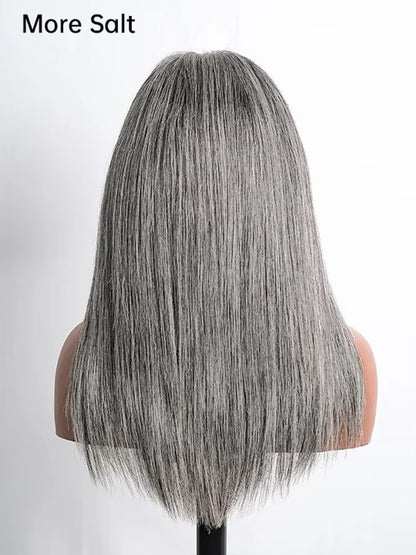13x4 Transparent Lace Frontal: Provides an expansive, ear-to-ear parting space so you can style deep middle or side parts seamlessly.