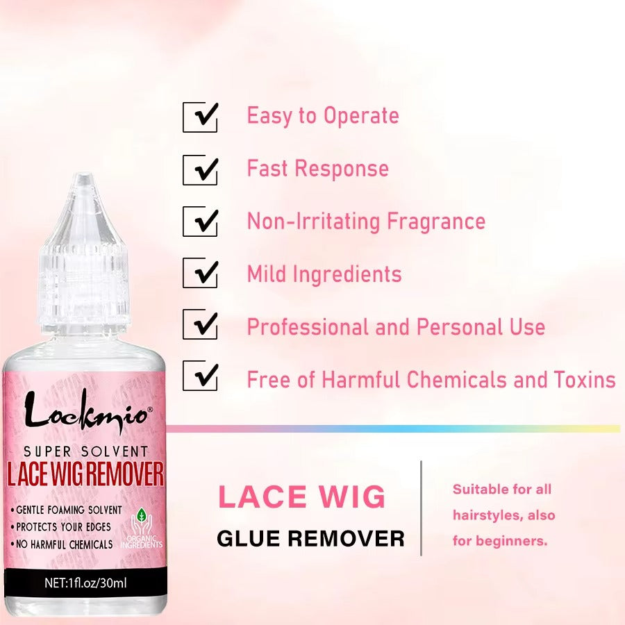 Lockmio Waterproof Lace Wig Glue & Remover Styling Kit